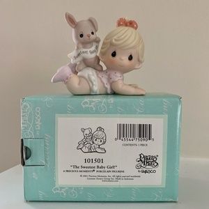 The Sweetest Baby Girl, Bisque Porcelain Figurine